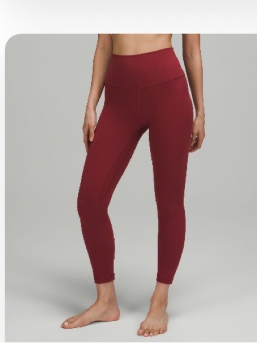 lululemon athletica high waisted mulled wine align  High-Rise  25”  Leggings